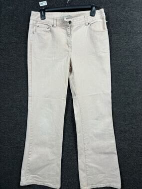 Rocha John Rocha Bootcut Jeans Womens Size 12 Pale Rose High Rise Denim Stretch